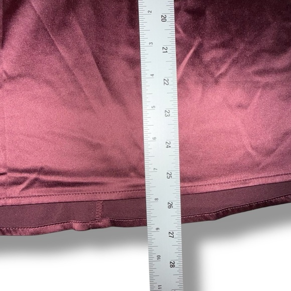 LANE BRYANT Satin Cami - Burgundy Plus 16 - Picture 10 of 13